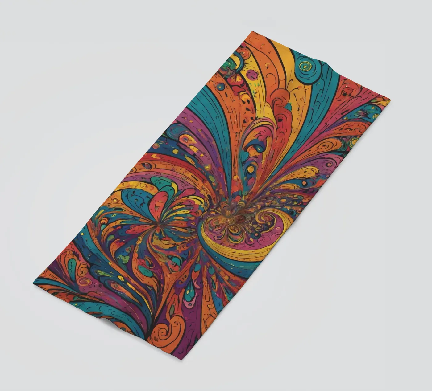 Psychedelic Pattern serviette de plage de Charnwood Prints