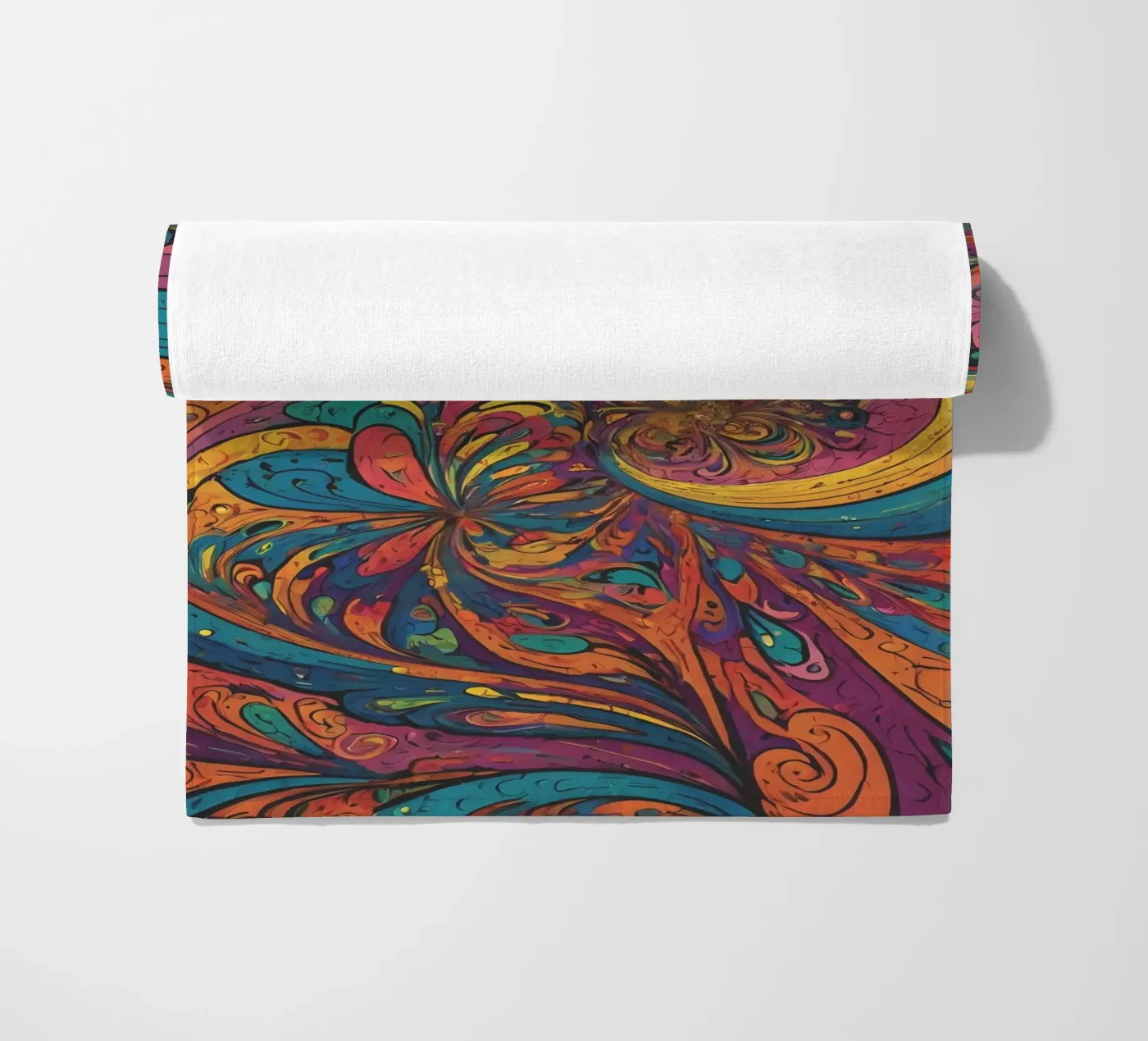 Psychedelic Pattern serviette de plage de Charnwood Prints