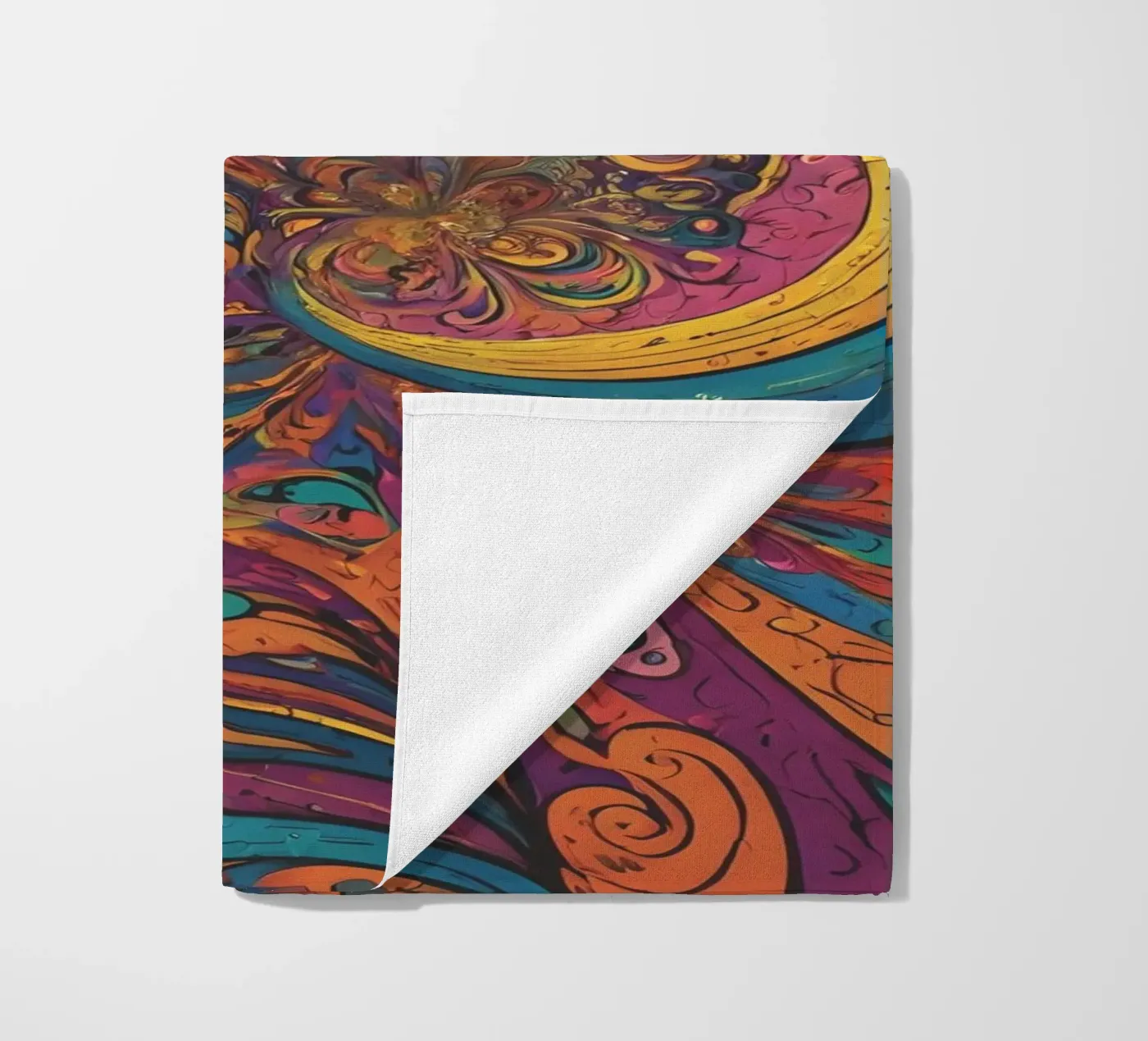 Psychedelic Pattern serviette de plage de Charnwood Prints