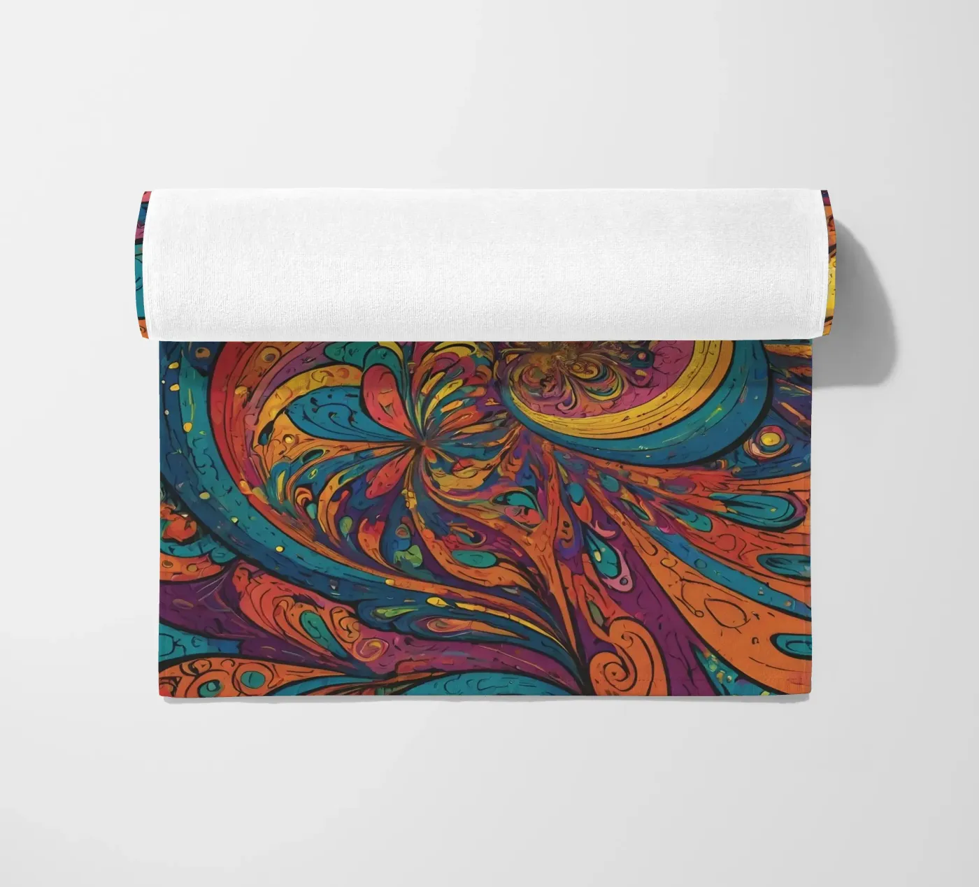 Psychedelic Pattern serviette de plage de Charnwood Prints