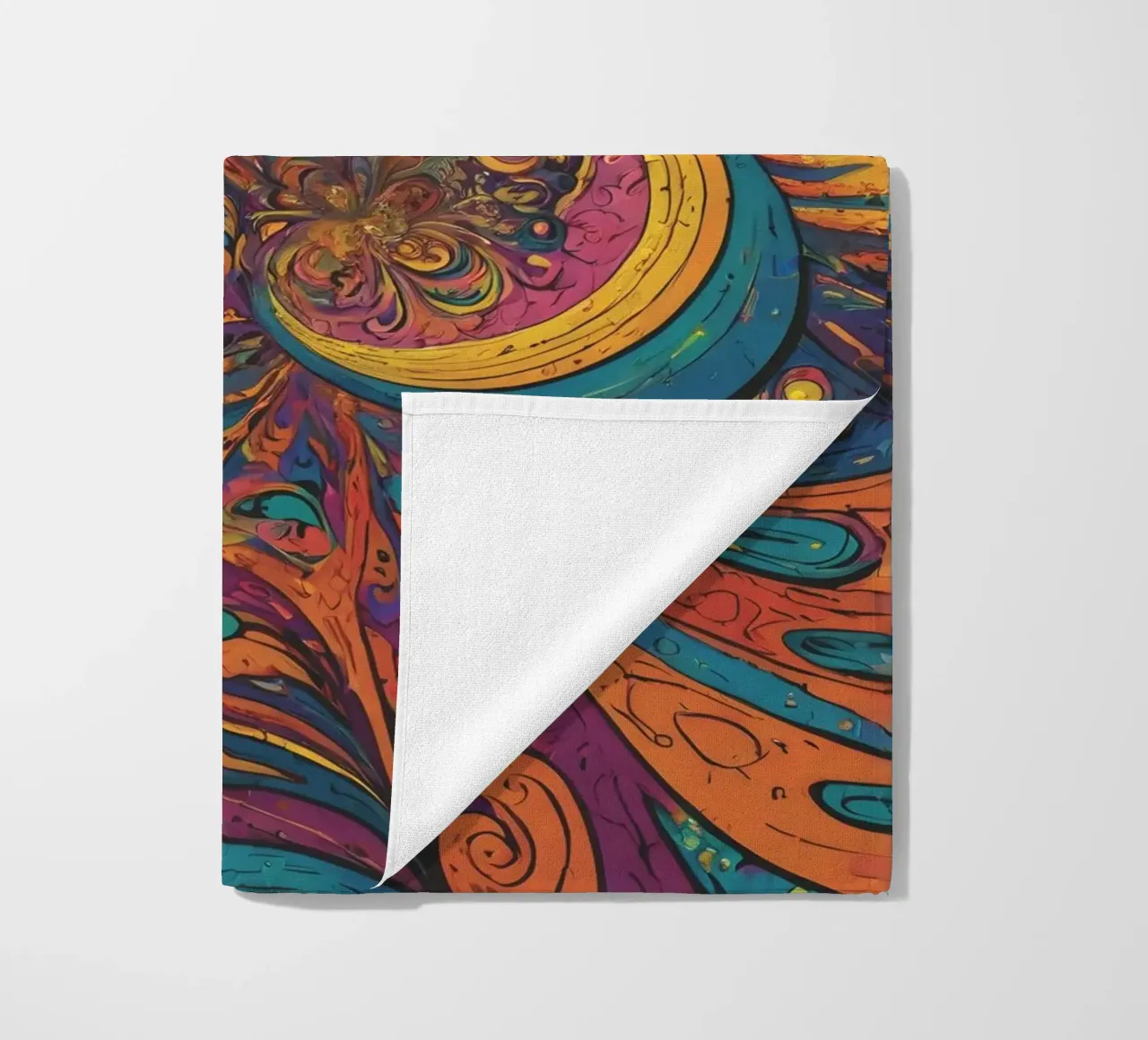 Psychedelic Pattern beach towel by Charnwood Prints