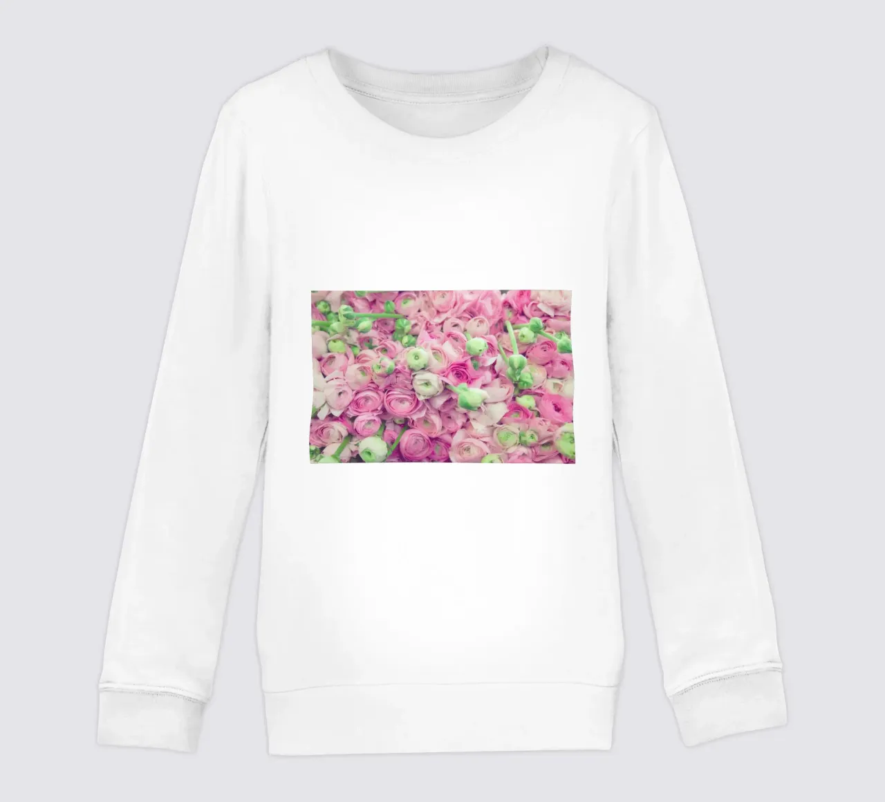 Ranunculus Light kids sweatshirt by Catherine McDonald