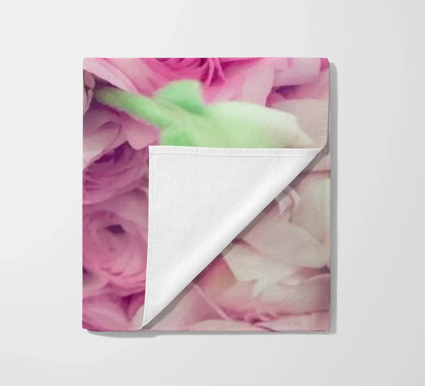 Ranunculus Light beach towel by Catherine McDonald