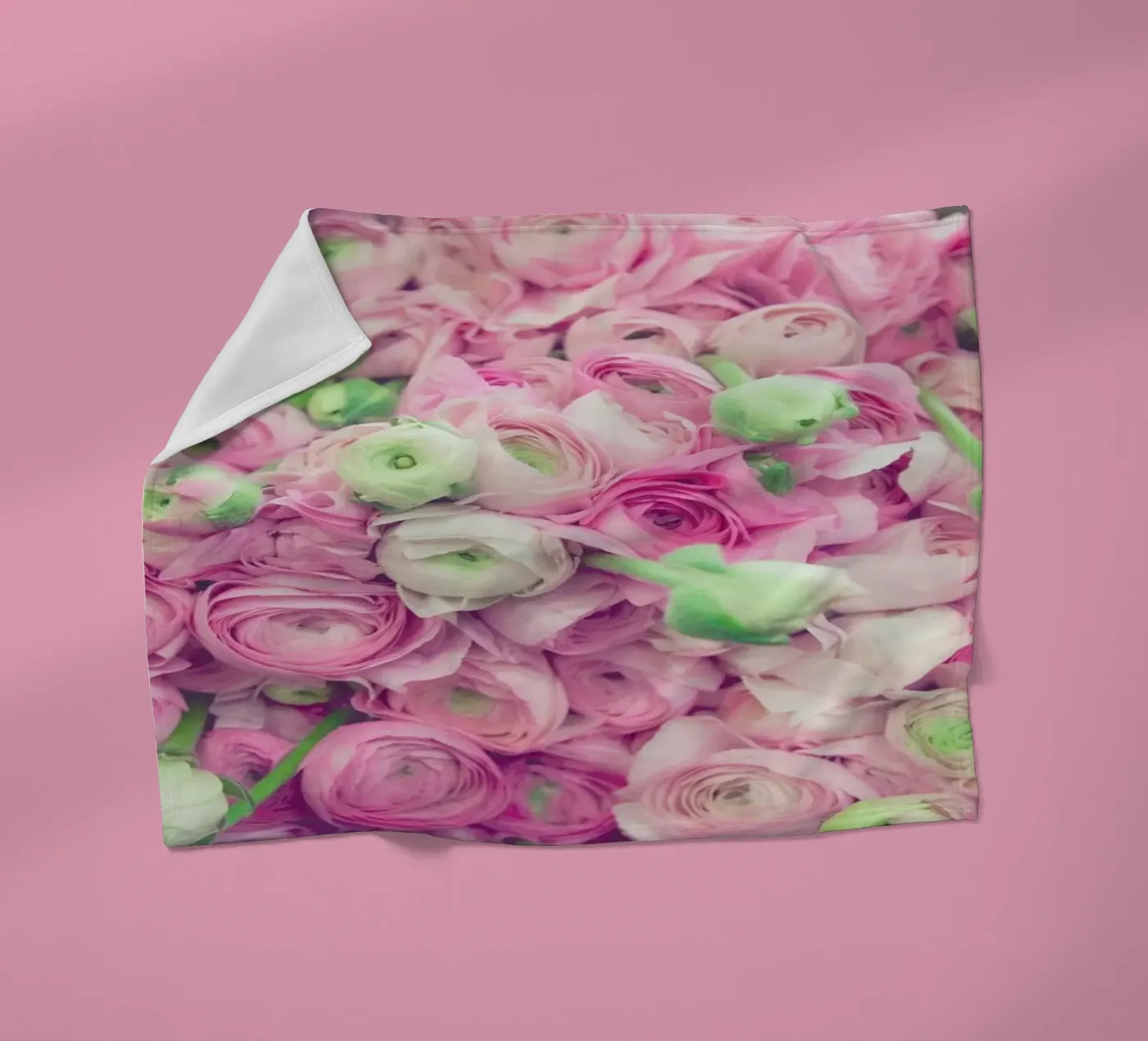 Ranunculus Light Fleecedecke von Catherine McDonald