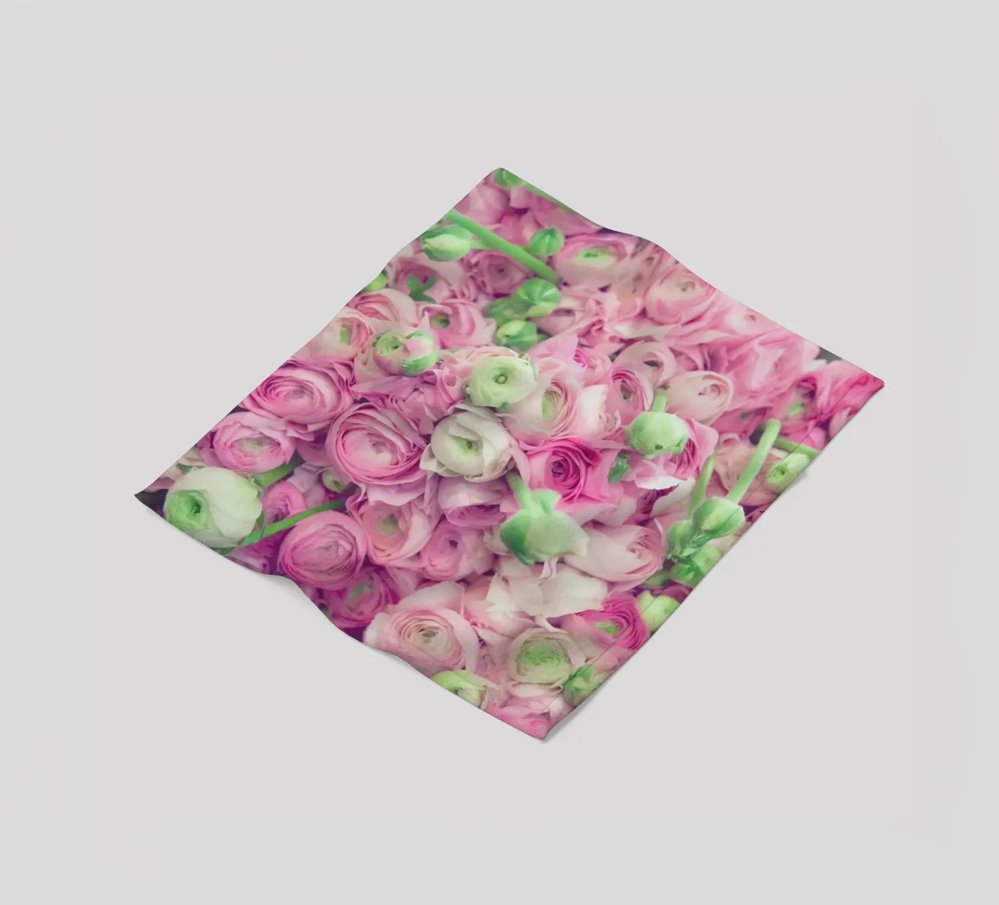 Ranunculus Light Fleecedecke von Catherine McDonald