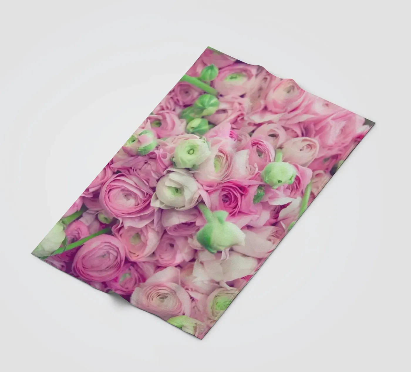 Ranunculus Light Fleecedecke von Catherine McDonald