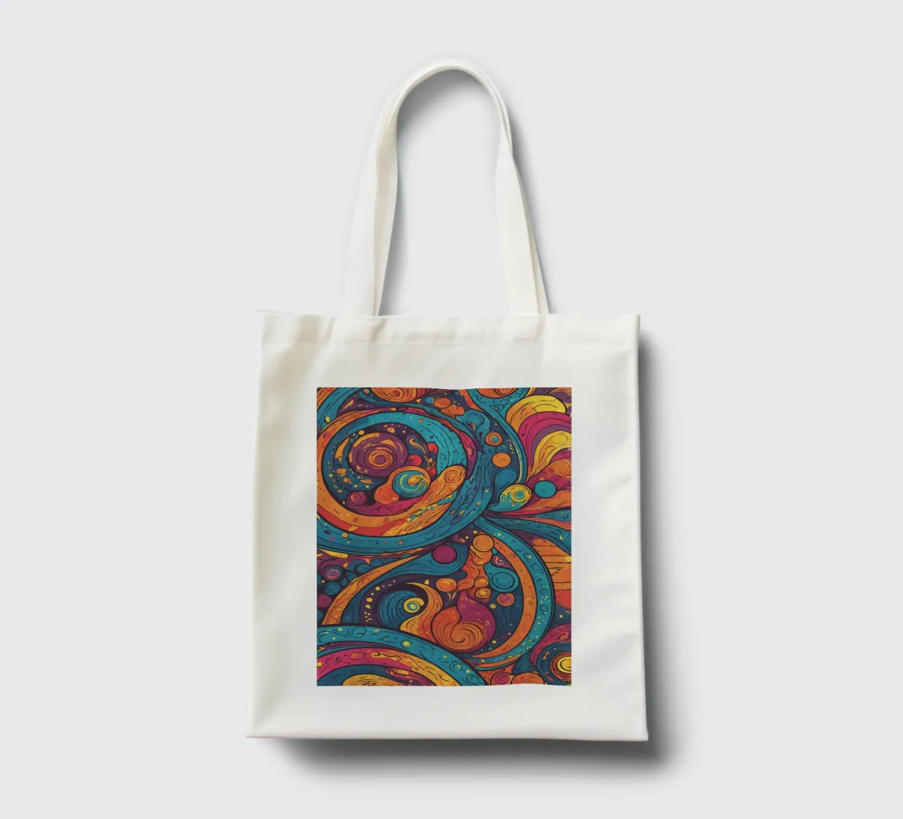 Psychedelic Pattern tote bag by Charnwood Prints