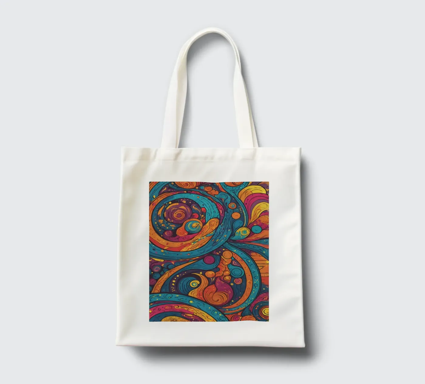 Psychedelic Pattern borsa in juta da Charnwood Prints