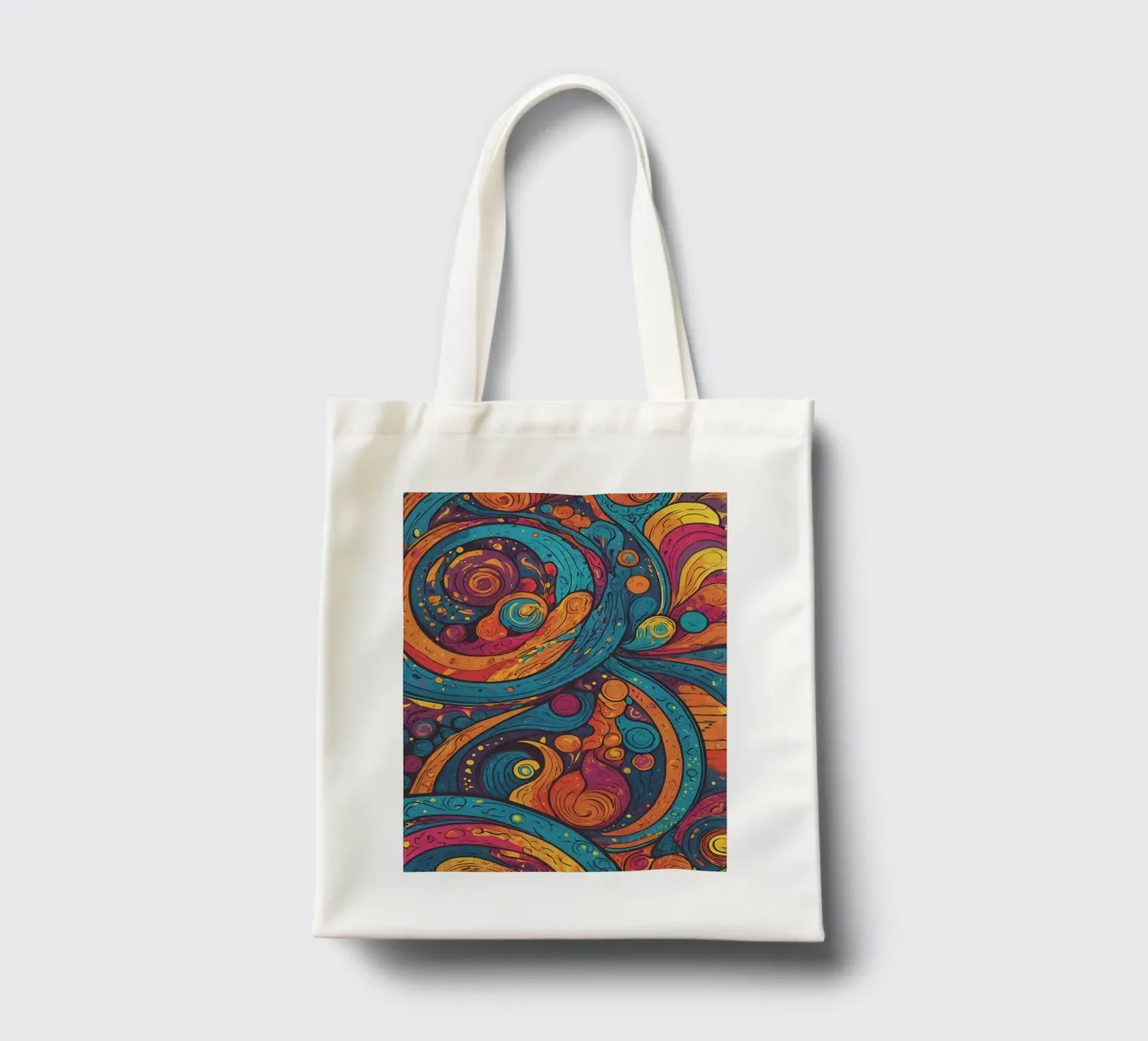 Psychedelic Pattern tote bag by Charnwood Prints