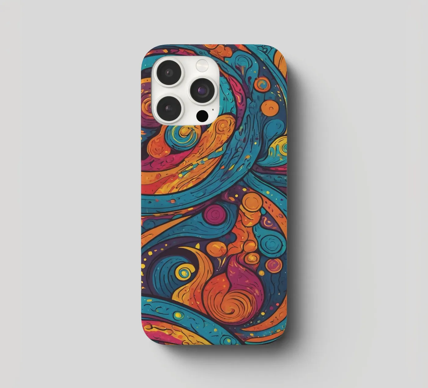 Psychedelisches Muster iPhone Hülle von Charnwood Prints