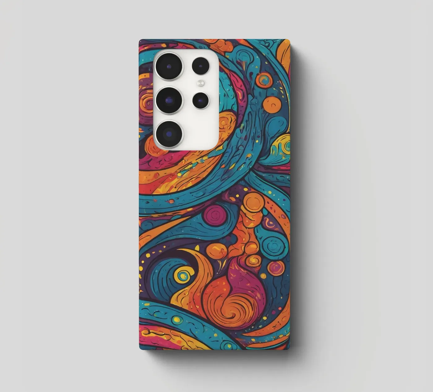 Psychedelic Pattern samsung phone case by Charnwood Prints
