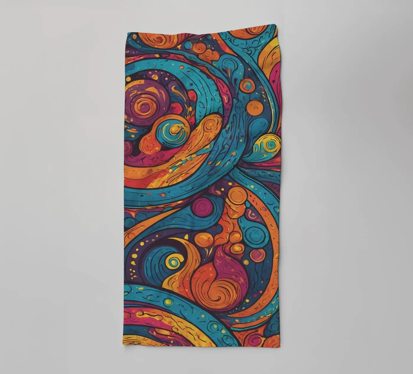 Psychedelic Pattern Handtuch von Charnwood Prints