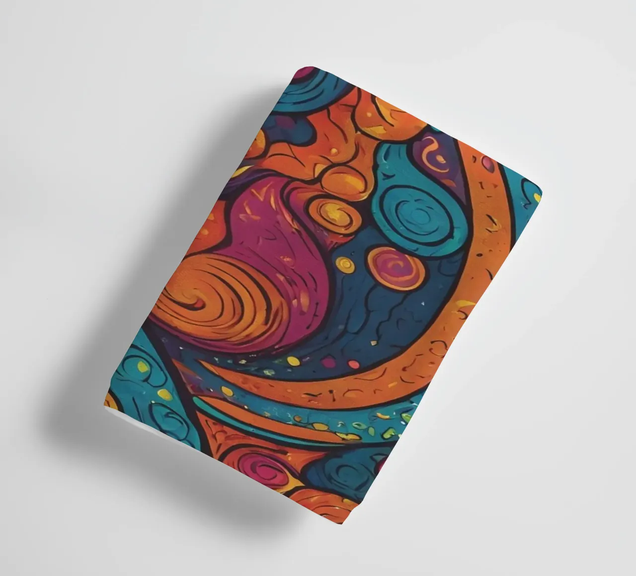 Psychedelic Pattern towel by Charnwood Prints