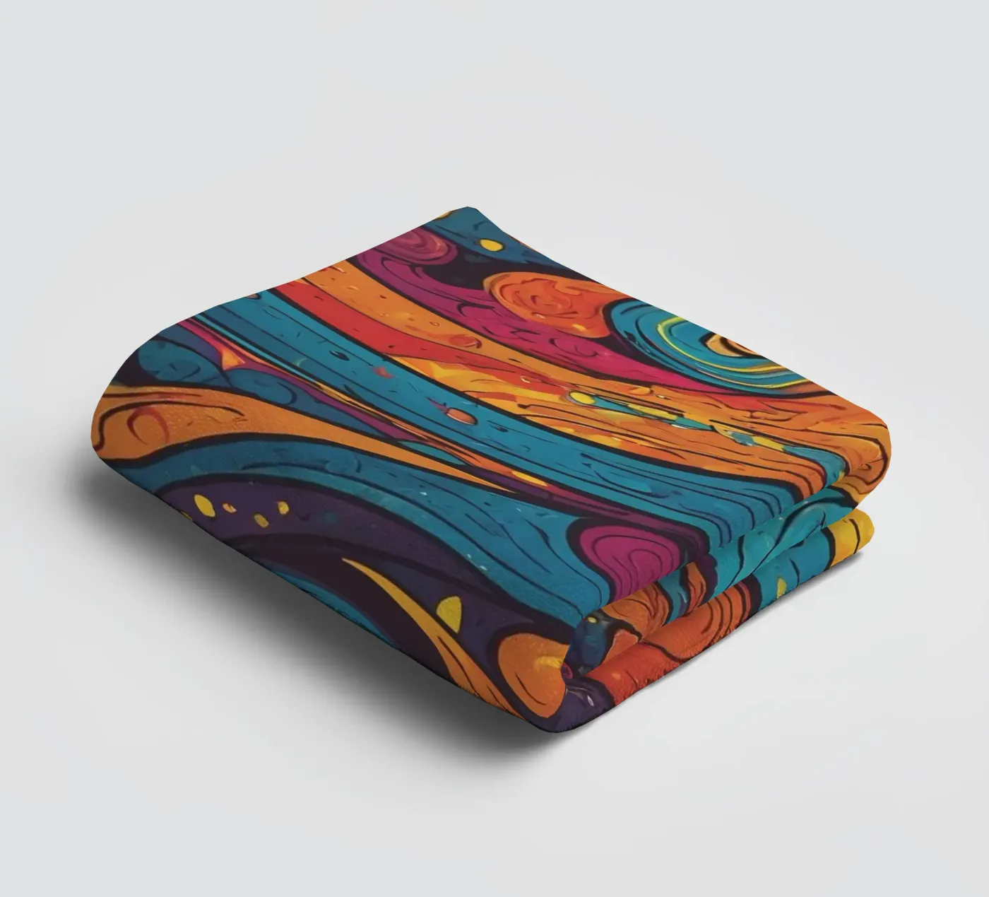 Psychedelic Pattern asciugamano da bagno da Charnwood Prints