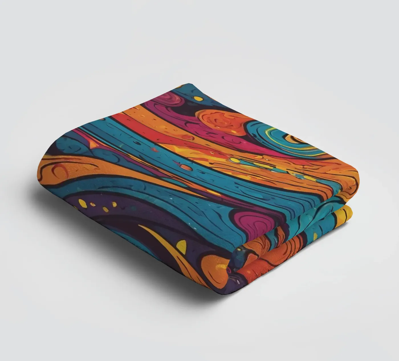 Psychedelic Pattern Handtuch von Charnwood Prints