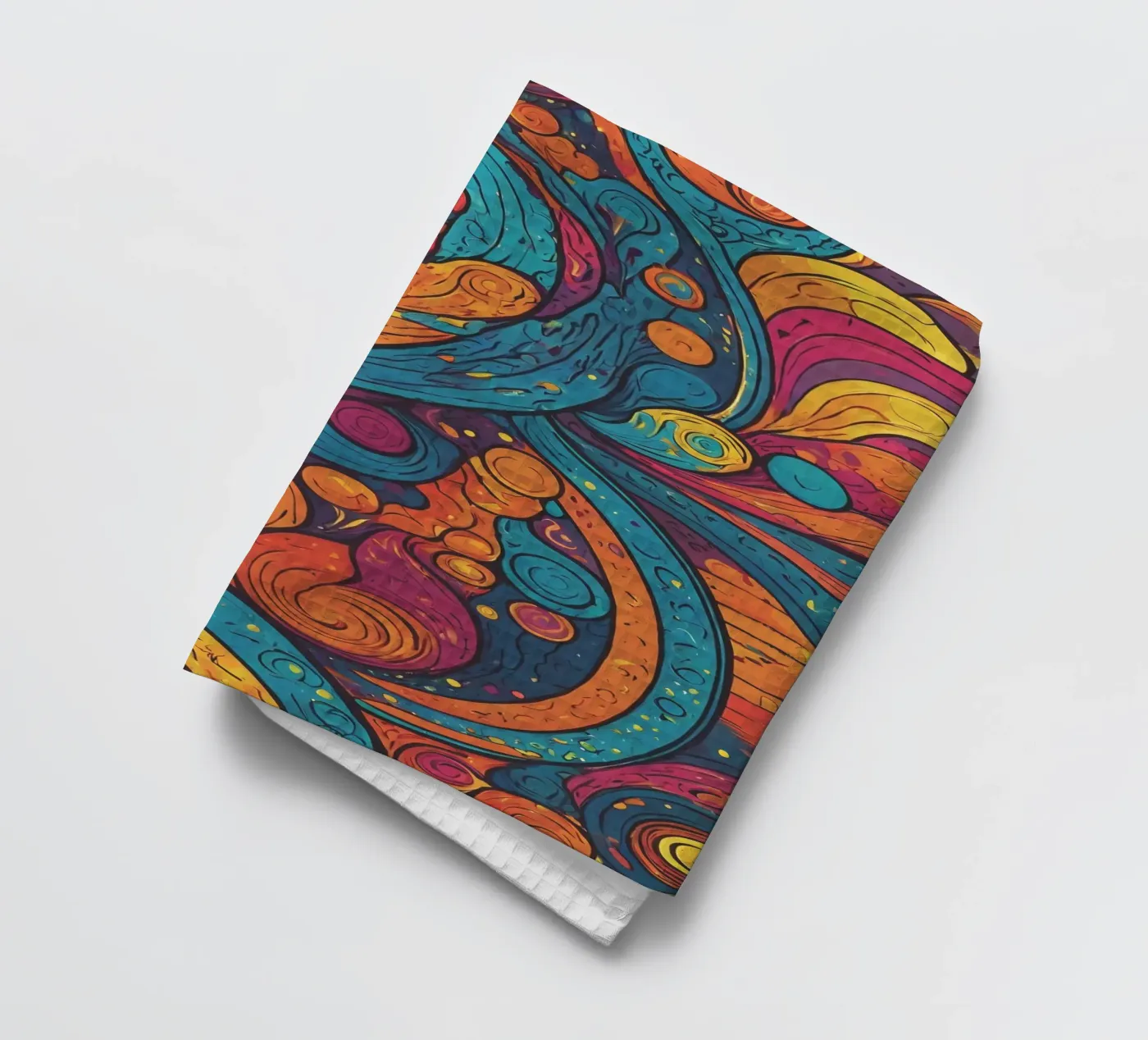 Motif psychédélique torchon de Charnwood Prints