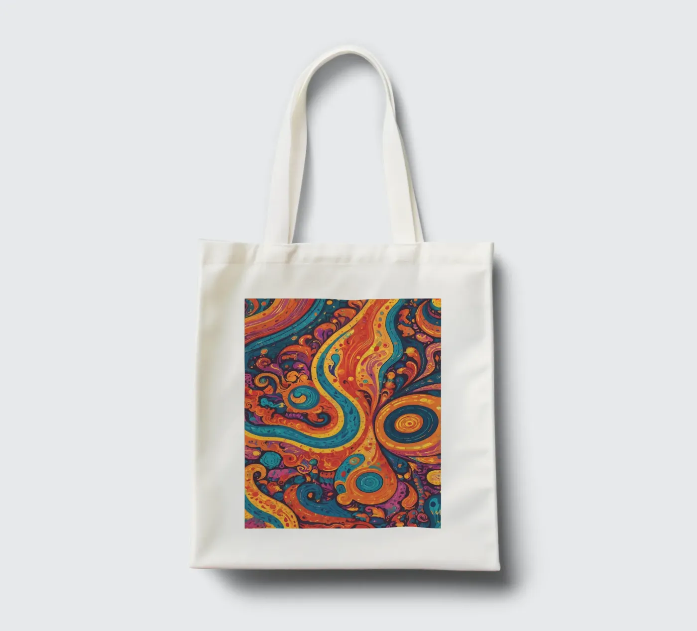 Psychedelisches Muster Jutebeutel von Charnwood Prints