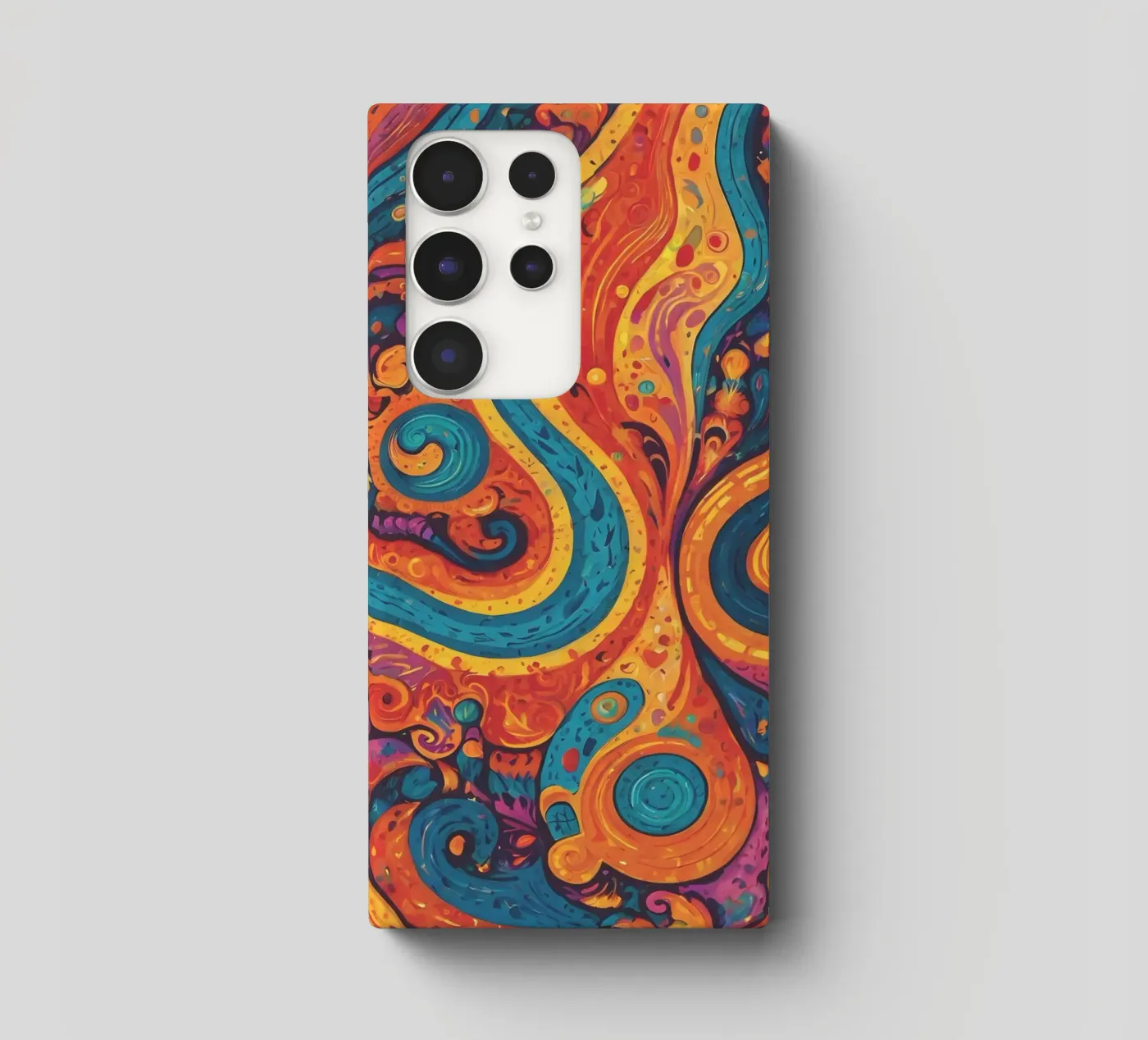Psychedelisch patroon samsung hoesje van Charnwood Prints