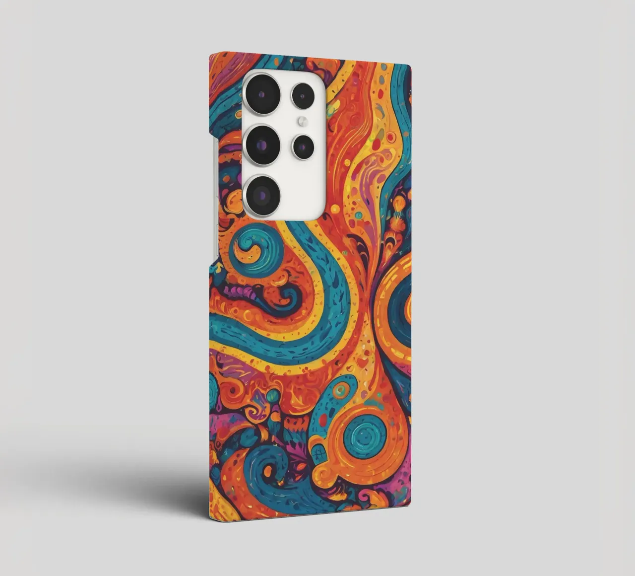 Psychedelic Pattern samsung phone case by Charnwood Prints