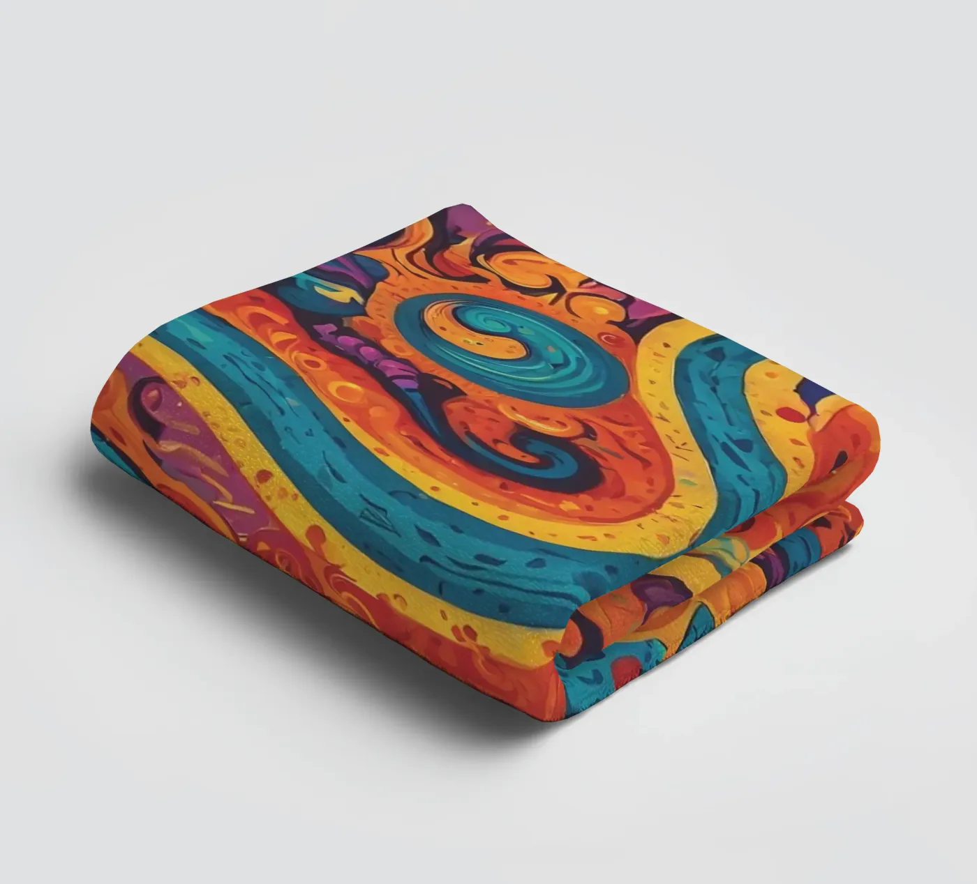 Psychedelic Pattern asciugamano da bagno da Charnwood Prints