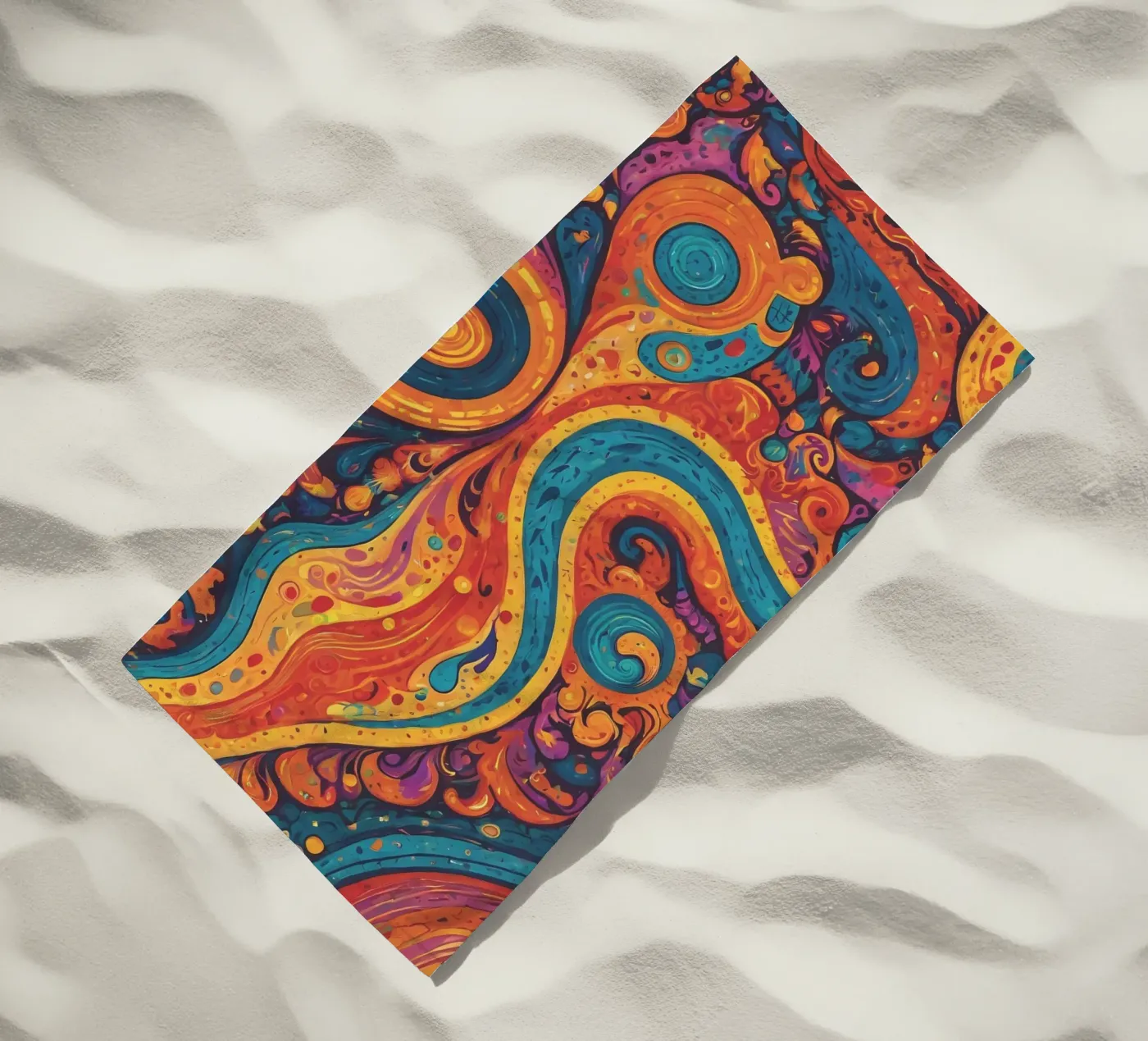 Psychedelic Pattern telo mare da Charnwood Prints