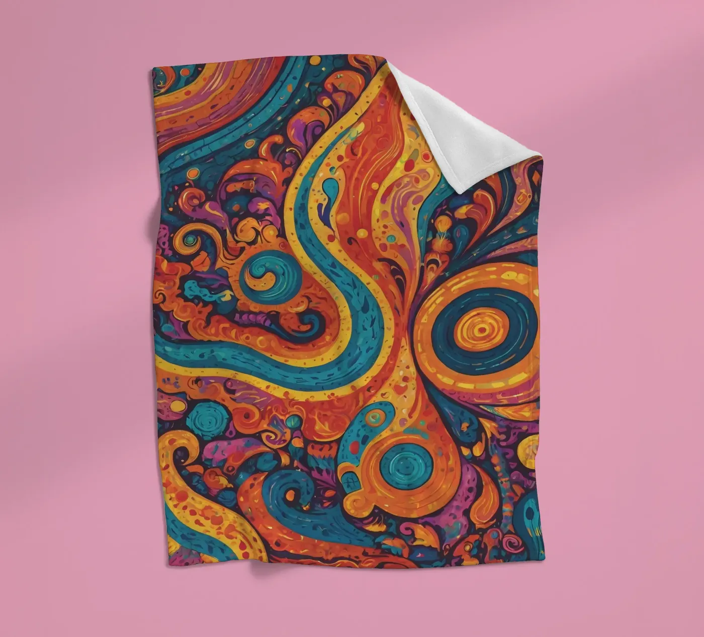 Psychedelic Pattern coperta in pile da Charnwood Prints