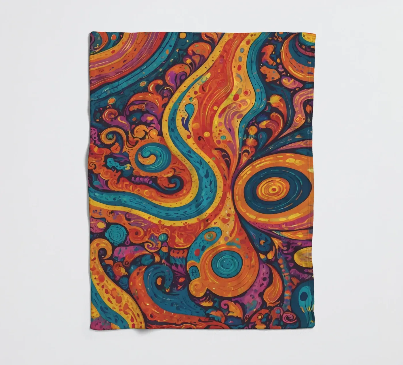Psychedelic Pattern coperta in pile da Charnwood Prints