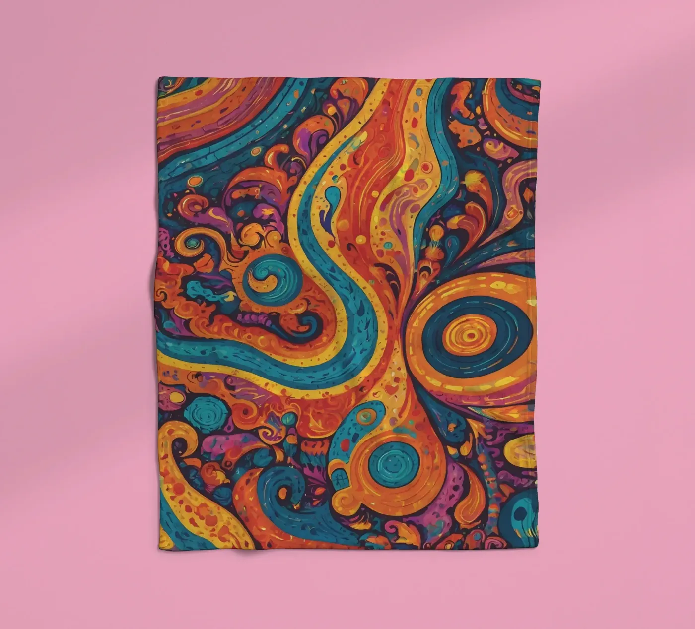 Psychedelic Pattern coperta in pile da Charnwood Prints