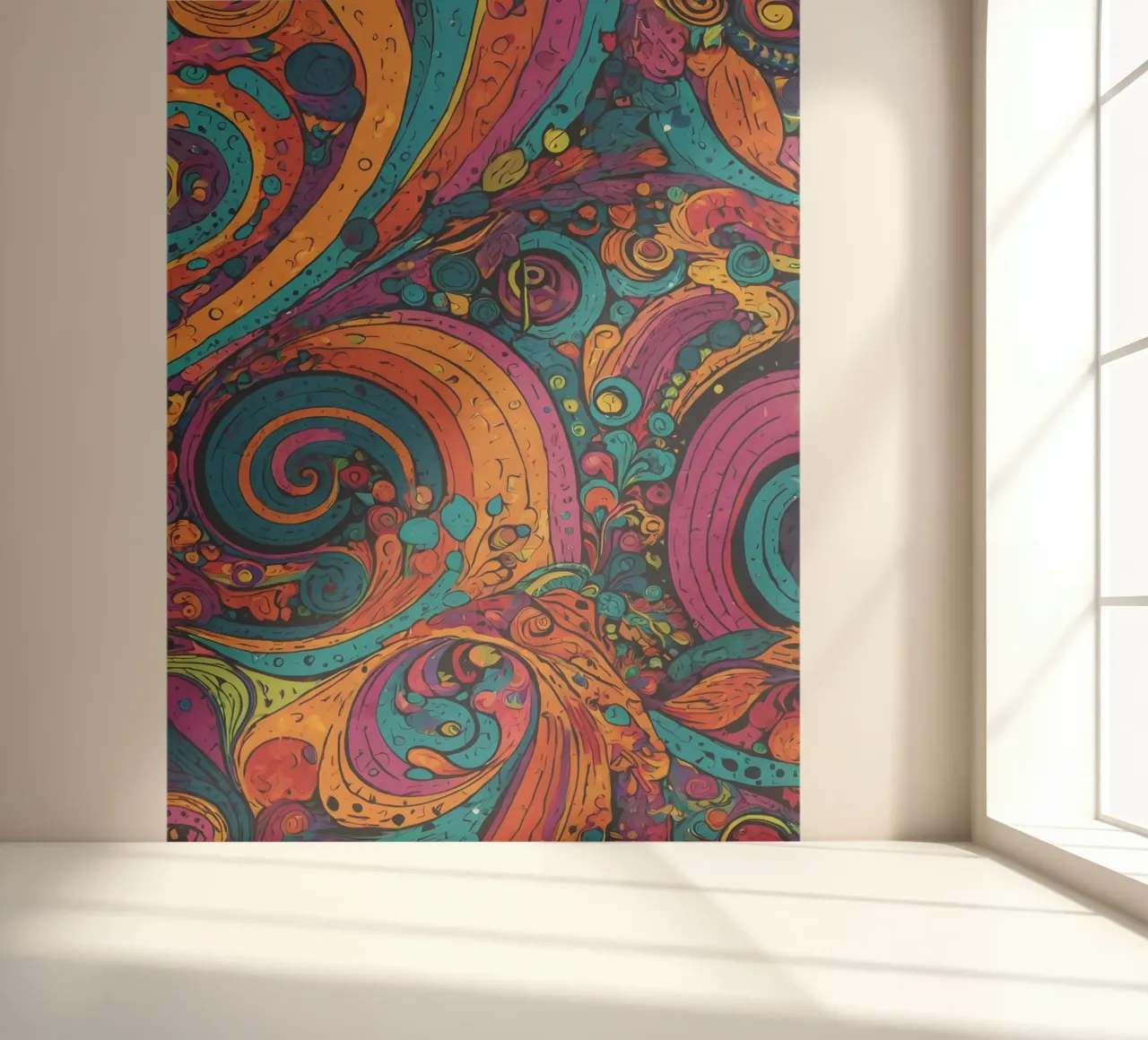 Psychedelic Pattern photo wallpaper by Charnwood Prints