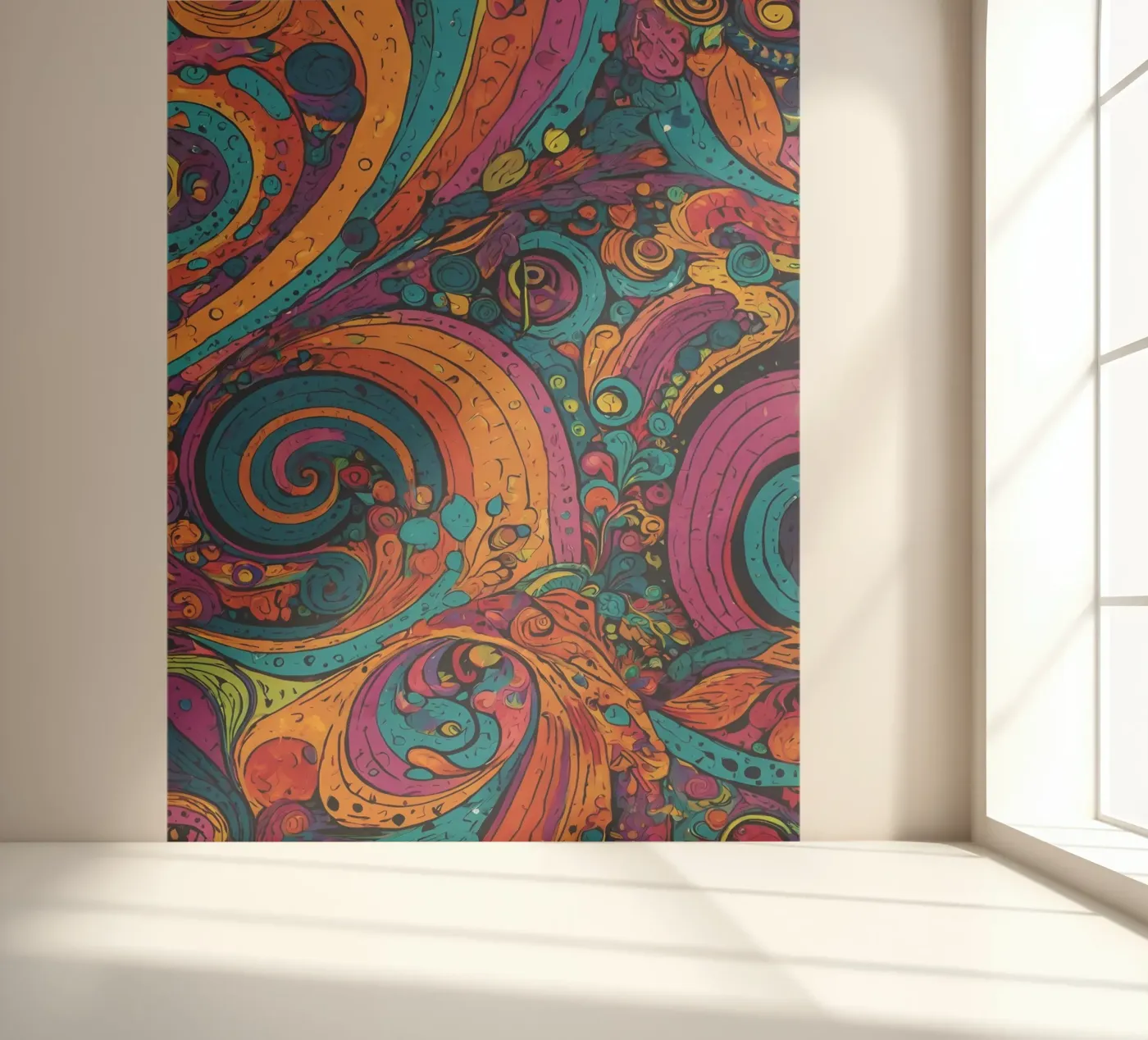 Psychedelic Pattern Fototapete von Charnwood Prints