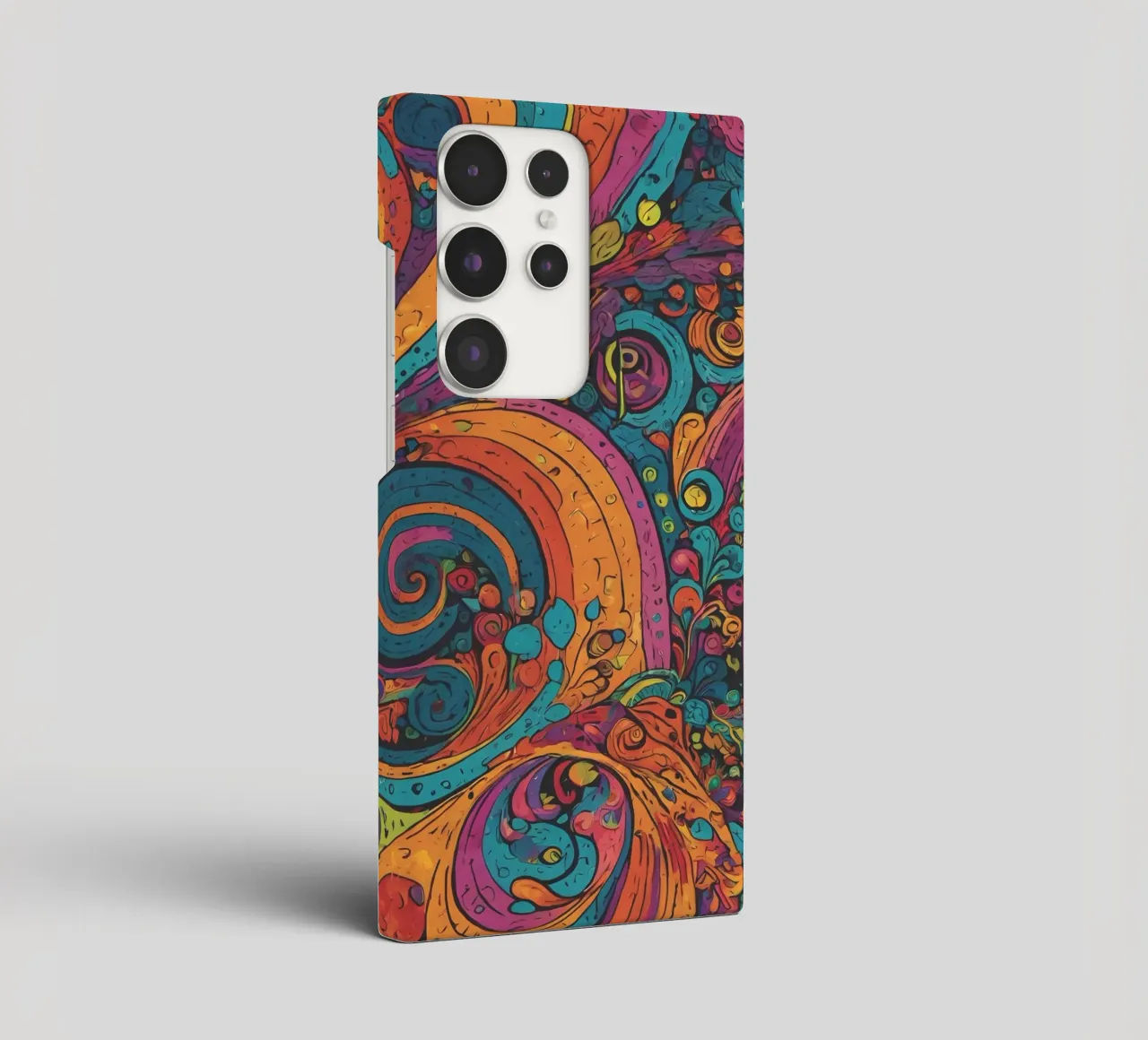 Psychedelic Pattern samsung phone case by Charnwood Prints