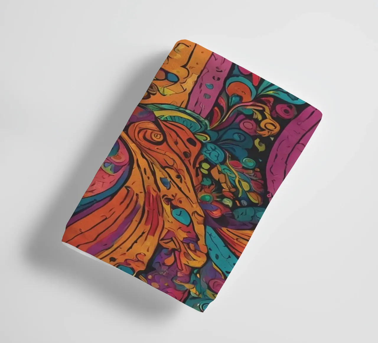 Psychedelic Pattern towel by Charnwood Prints