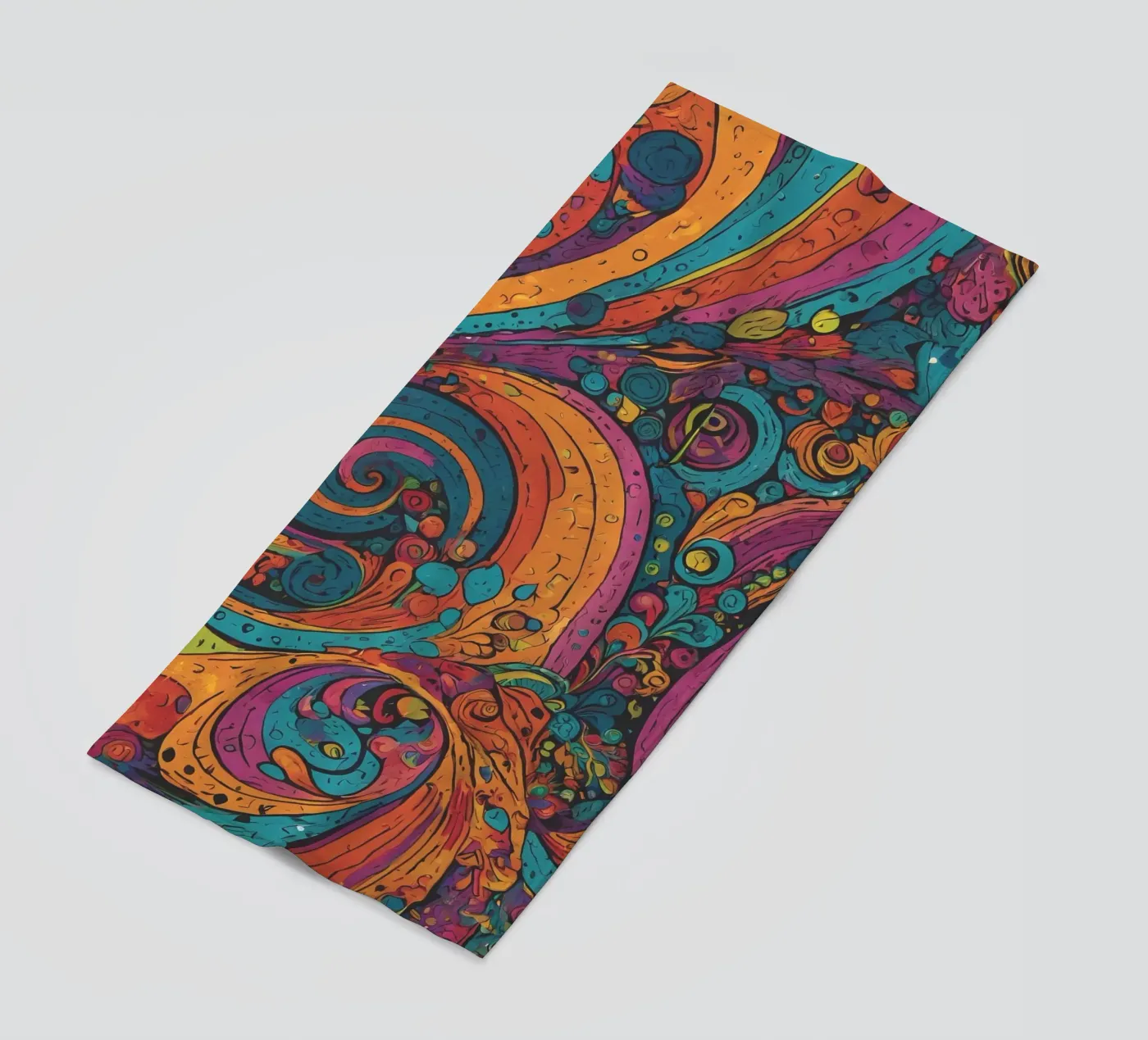 Psychedelic Pattern strandhanddoek van Charnwood Prints
