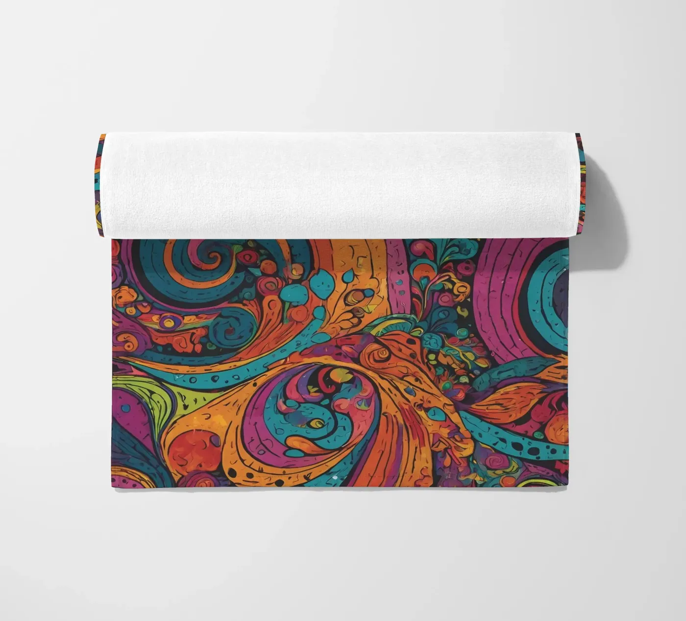 Psychedelic Pattern strandhanddoek van Charnwood Prints