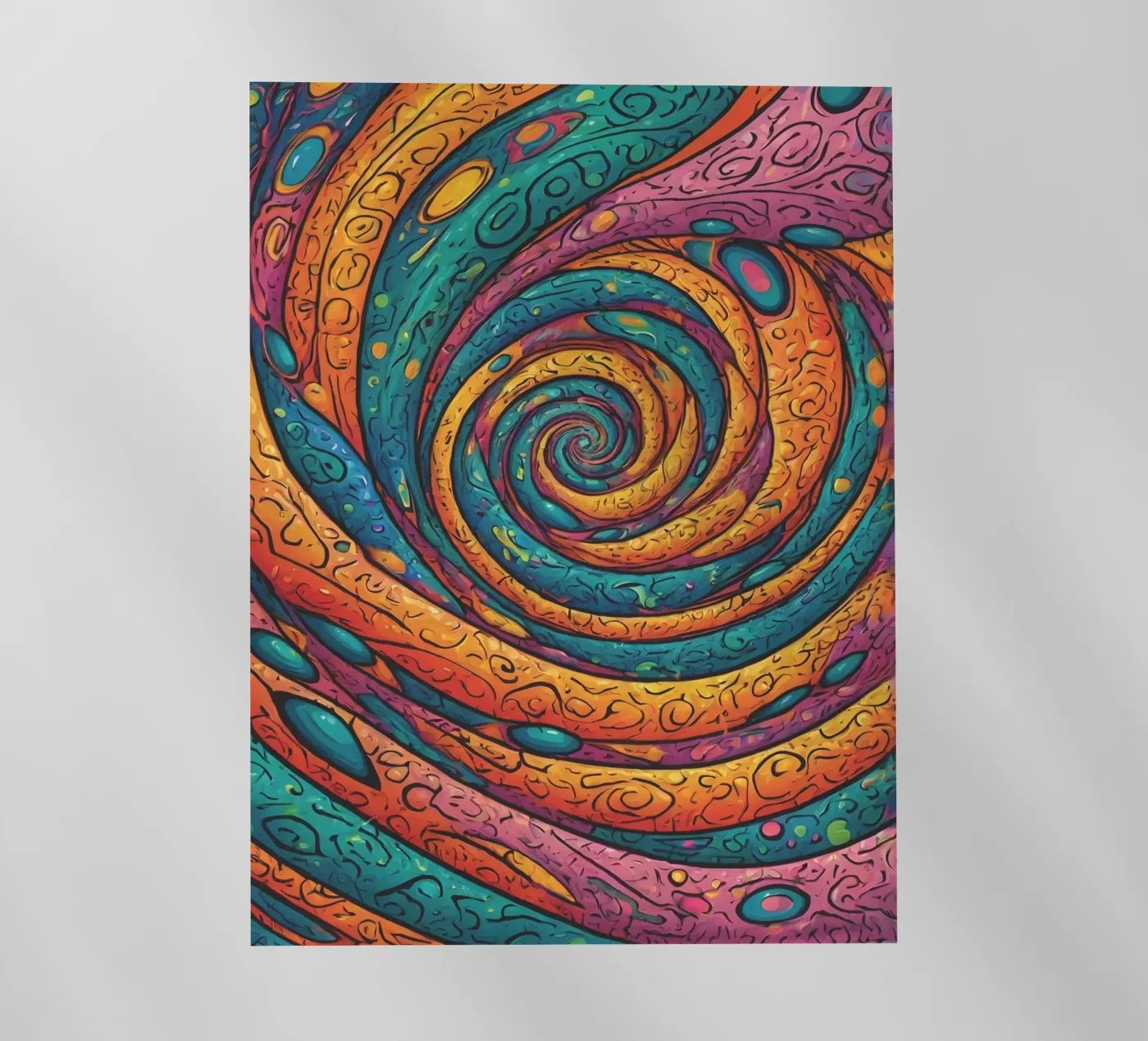 Motif psychédélique film rétro-éclairé de Charnwood Prints