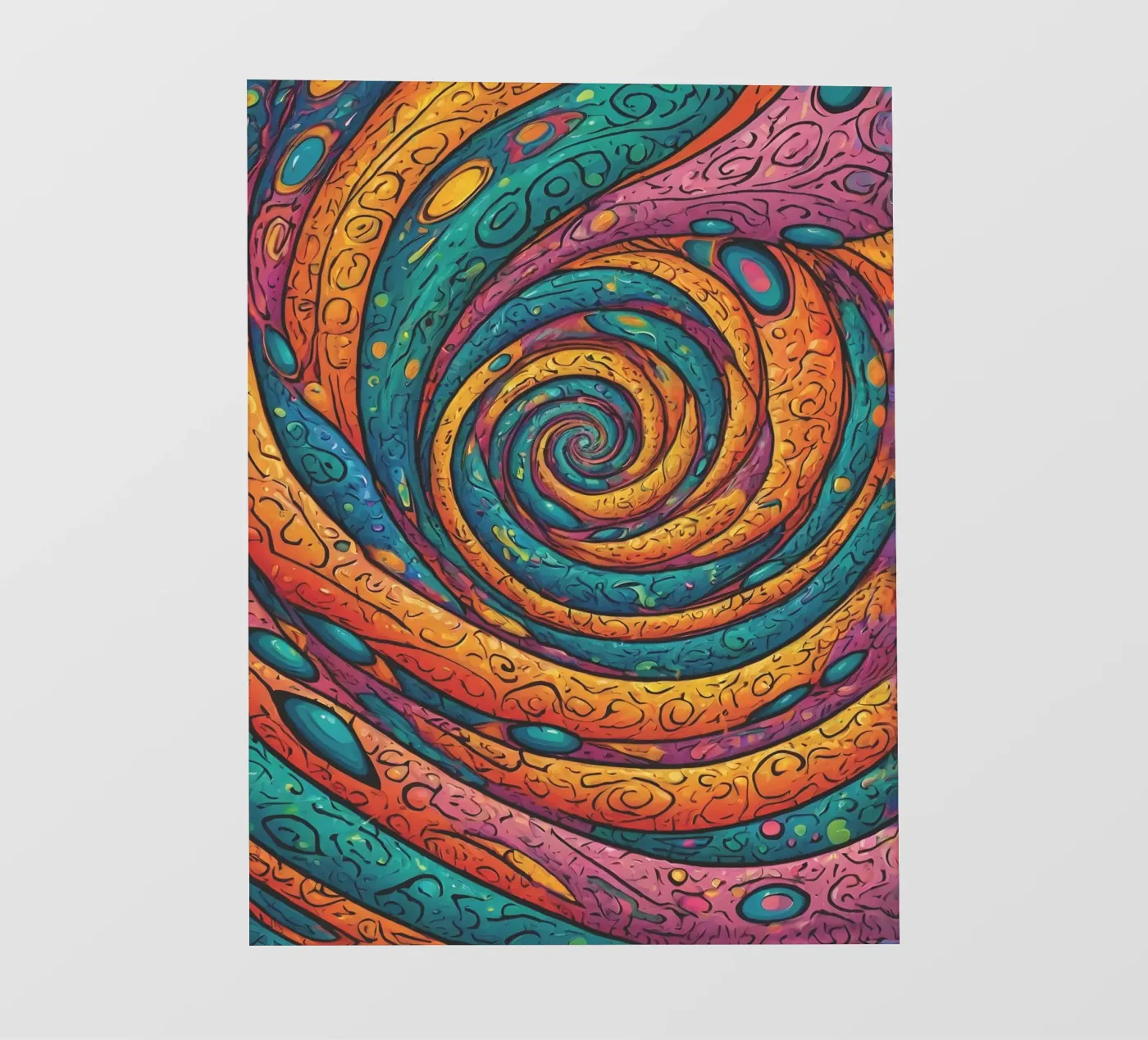 Psychedelic Pattern pellicola backlit da Charnwood Prints
