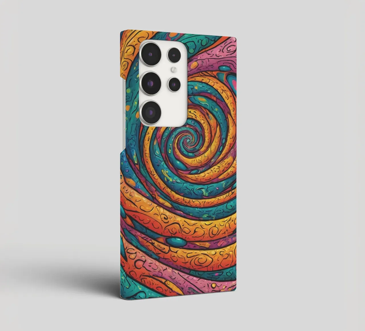 Psychedelic Pattern samsung phone case by Charnwood Prints