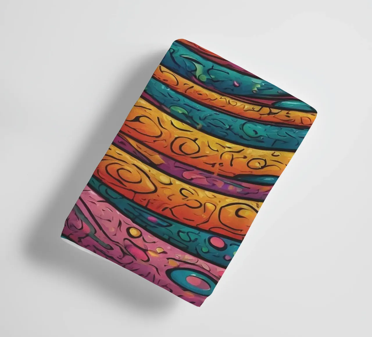 Psychedelic Pattern towel by Charnwood Prints
