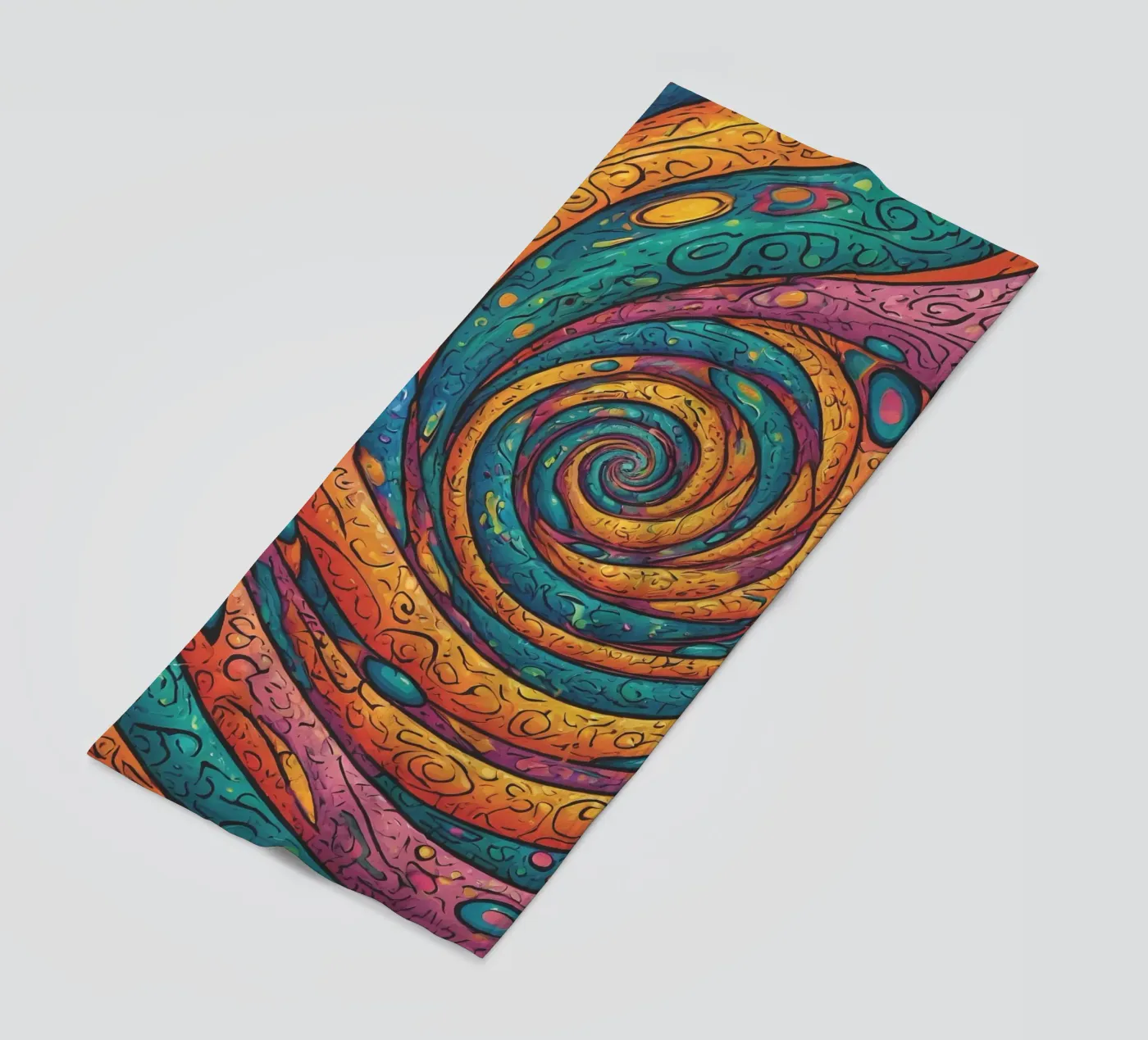 Psychedelic Pattern serviette de plage de Charnwood Prints