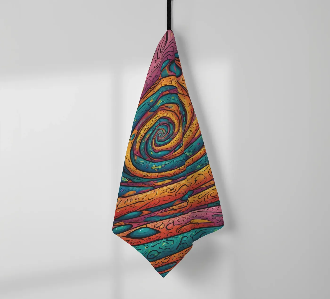 Motif psychédélique torchon de Charnwood Prints