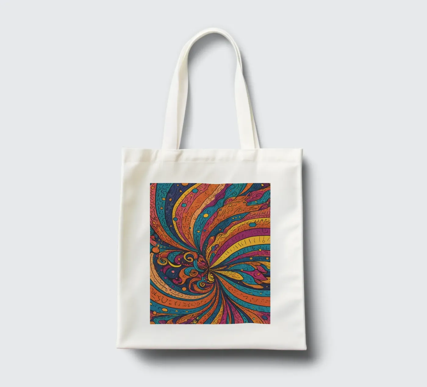 Psychedelic Pattern tote bag de Charnwood Prints