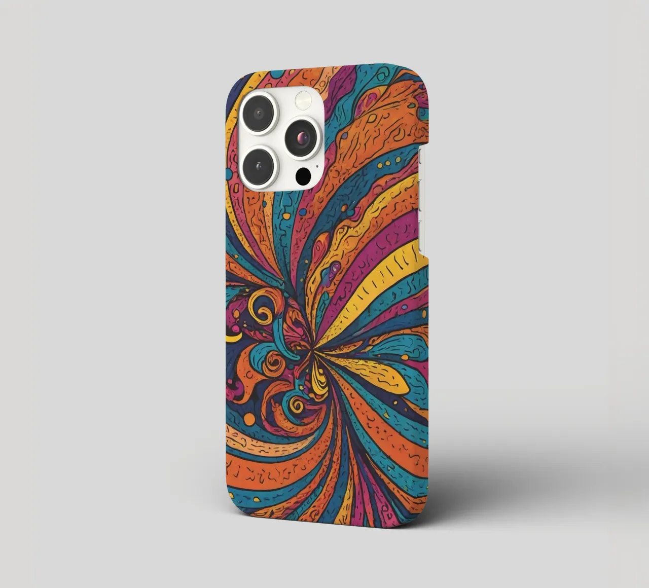 Psychedelic Pattern iphone case by Charnwood Prints