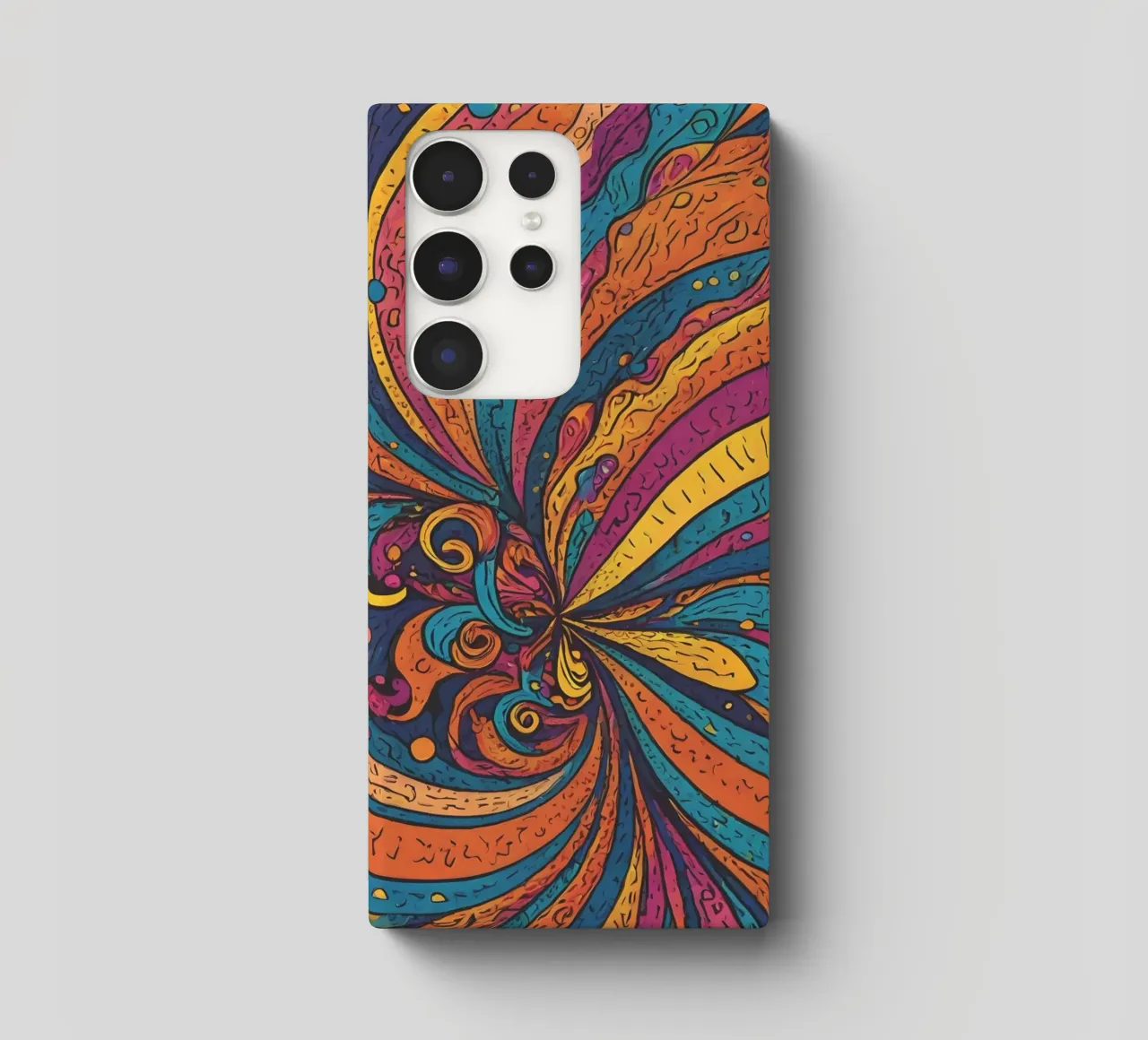 Psychedelic Pattern samsung phone case by Charnwood Prints