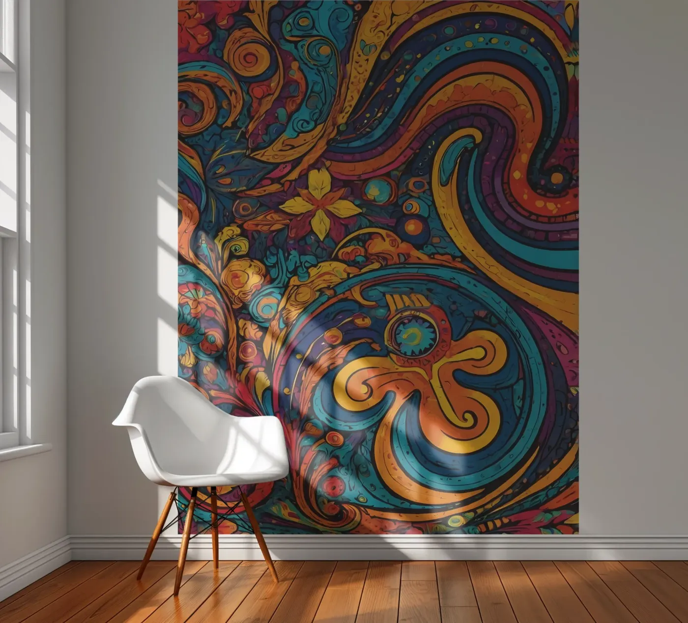 Psychedelic Pattern photo wallpaper by Charnwood Prints