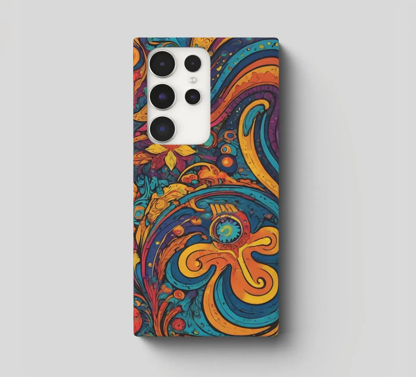 Psychedelic Pattern samsung phone case by Charnwood Prints