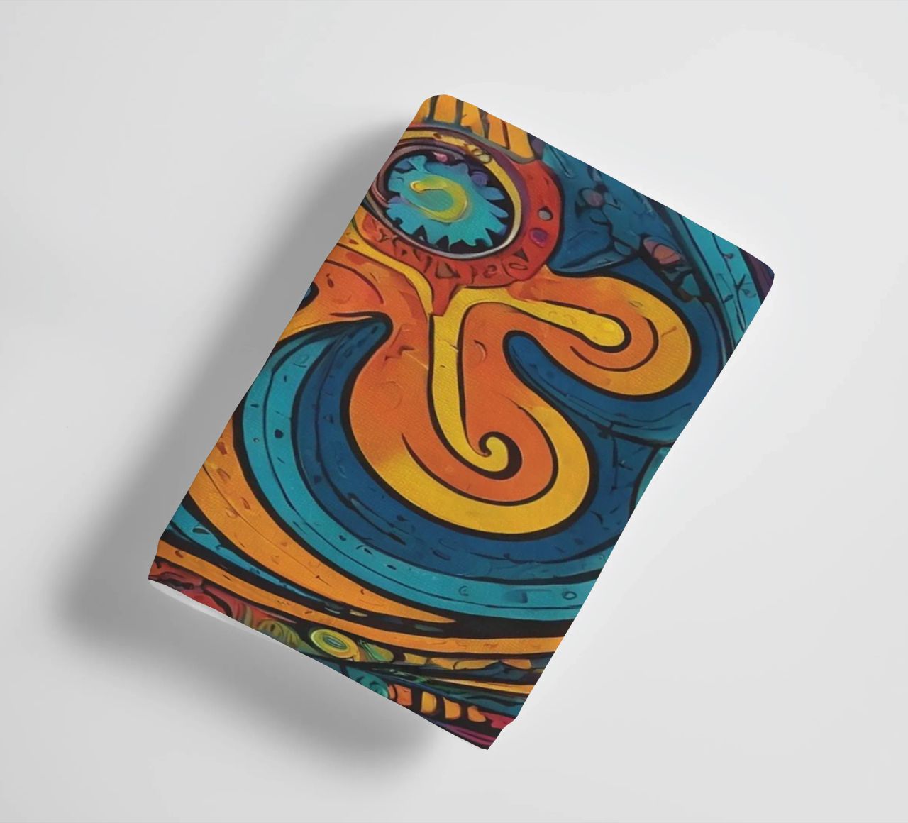 Psychedelic Pattern towel by Charnwood Prints