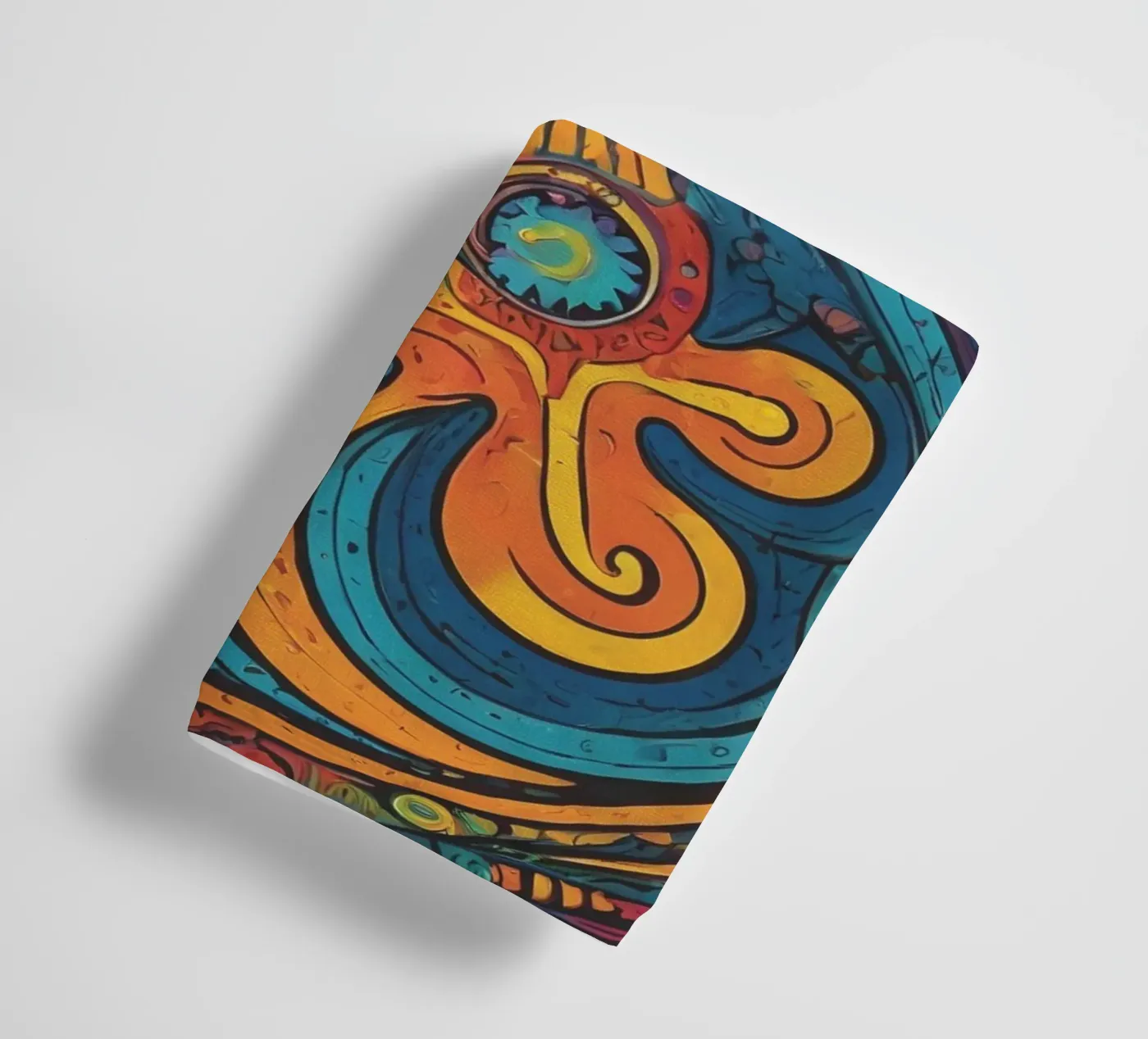 Psychedelic Pattern towel by Charnwood Prints