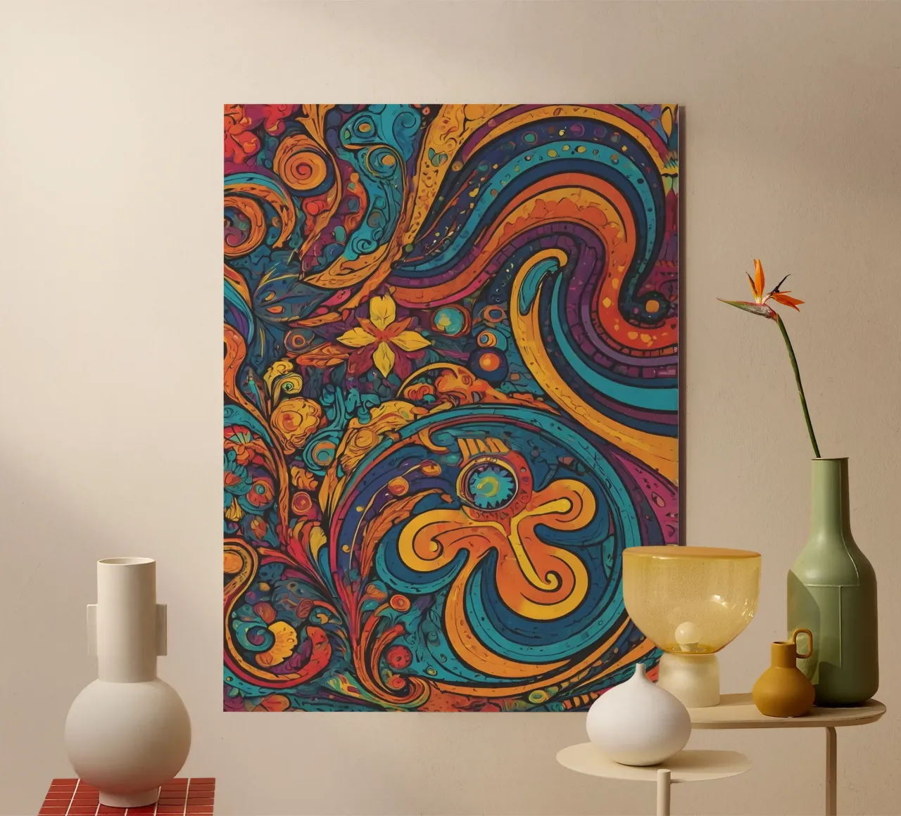 Psychedelic Pattern forex plate by Charnwood Prints