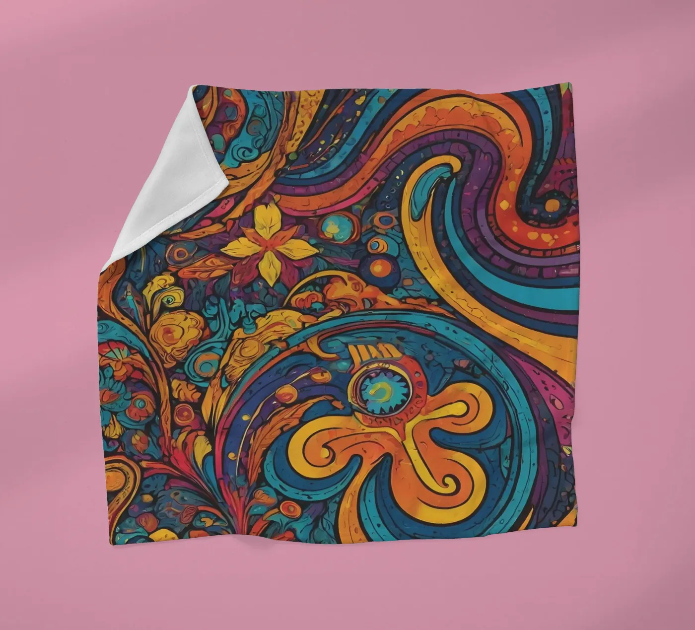 Psychedelic Pattern coperta in pile da Charnwood Prints