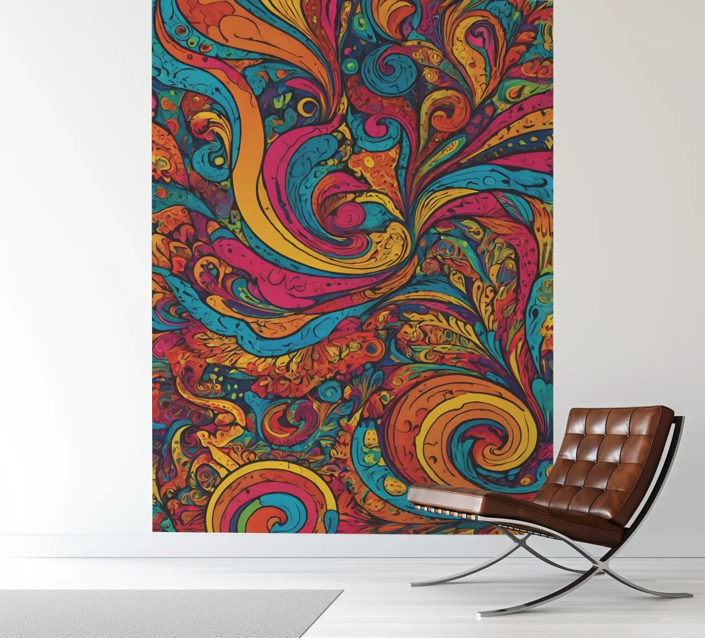 Psychedelic Pattern Fototapete von Charnwood Prints